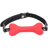 CHISA Behave! - Doggie Bone - Hondenbot Bit Gag - Rood
