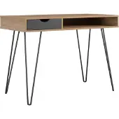 Novogratz Harmony-Bureau - 1-Lade - Natuurlijk