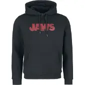 JAWS Trui met capuchon - Poster - S tot XXL - voor Mannen - zwart | Maat XXL