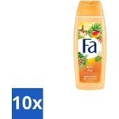Fa – Douchegel – Bali Kiss – 250 ml - Bulkverpakking - 10 stuks