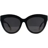 Furla Cat Eye Vrouw Glimmend Zwart Rook Donkergrijs SFU780