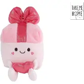 Merkloos Take Me Home cadeau roze pluche 19,5cm roze Pluche Knuffel
