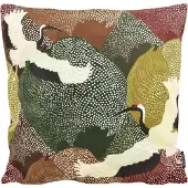 Gek op kussens! Kraanvogel #2 | 45 x 45 cm | kussenhoes | katoen/polyester