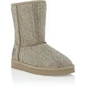 Philipp Plein Boots donkerbeige / zilver