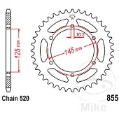 Jt Tandwiel achter R855,48