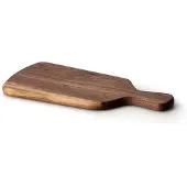 Continenta snijplank, met handvat, serveerplank, keukenplank, houten plank, walnoothout, 30,5 x 14 cm, 4206