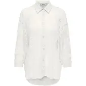 ONLY Onlnewlina grace shaine shirt wvn off-white