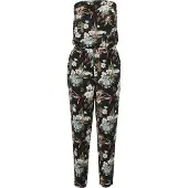 Urban Classics Jumpsuit jade groen / zalm roze / zwart / wit