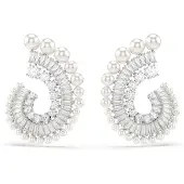 Swarovski Oorbellen Ariana Grande x 5720869 wit | oorstekers met kristallen, luxueuze sieraden voor elegante stijl