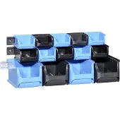 Allit open opbergbakjes set ProfiPlus 1+2+3/17, blauw/zwart
