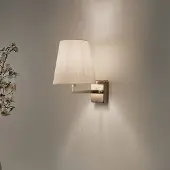 Opviq Wandlamp Profil, dimbaar, messing / goud, Woon-/ Eetkamer, metaal, Wandlamp