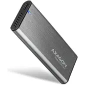 Axagon EEM2-SG2 RAW BOX M.2 SSD-behuizing USB-C 3.2 Gen 2 10 GBit/s M.2 PCIe NVMe 2242, 2260, 2280 EEM2-SG2