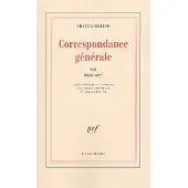 Gallimard Correspondance générale - François René de Châteaubriand