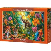 Castorland puzzel 1000 elementen: bloeiende jungle