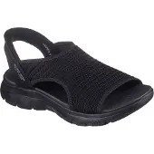 SKECHERS Sandaal lichtgrijs / zwart