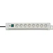 Brennenstuhl Premium-Line stekkerdoos met 8 contacten / grijs - 3 meter