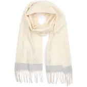Suitable Sjaal Softfeel Ecru - | Grijs | Maat one size