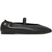 Tommy Hilfiger Ballerina met riempjes zwart