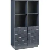 En.casa Commode Bopibobro 118x64x30 cm donkergrijs []