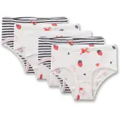 Sanetta Onderbroek rood / zwart / wit