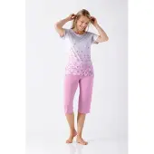 Hajo dames pyjama roze confetti | Maat 40/42