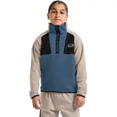 Didriksons Yokto, fleecetrui, junior, blauw