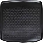 vidaXL Kofferbakmat Zwart Rubber