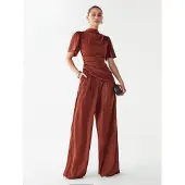 Willa Jumpsuit 'PIKA' roestbruin
