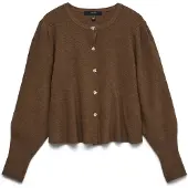 Vero Moda Gebreid vest 'VMLight' bruin