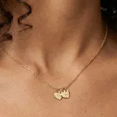 Yoursurprise Initialen ketting - Hart - Goud - 2 st