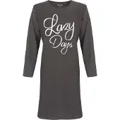 Temptation TPNGD2202A dames bigshirt Donker Grijs. - Maten: M
