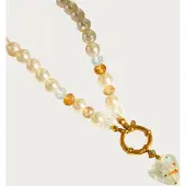 Yehwang Pearl Heart - Ketting - Imitation Pearl