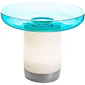 Artemide Bonta Draagbare Lamp met Kom Wide | Turquoise