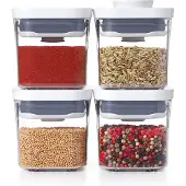 Oxo Voorraadbus Good Grips POP Mini Vierkant (Set van 4)