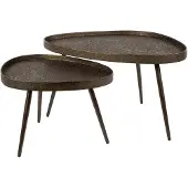AnLi Style Salontafel Contour driehoekig set/2