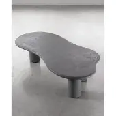 DTP Home Coffee table Curva DUSK,35x130x69 cm, mortex