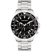 s.Oliver Analoog horloge zwart / zilver