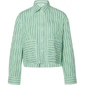 s.Oliver Blouse mintgroen / grasgroen / wit
