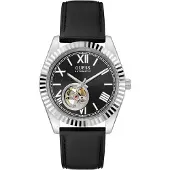 GUESS Analoog horloge 'CONNOISSEUR' zwart