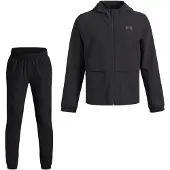 Under Armour Unstoppable Woven Trainingspak Full-Zip Kids Zwart