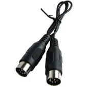 Cavus 8-pins DIN Powerlink PL4 kabel voor B&O / zwart - 0,50 meter