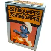 Schleich Smurf op step - De smurfen - speelfiguurtje - 7 cm