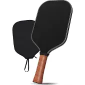 Nt Pickleball Pro paddle racket - zwart-bruin - carbon