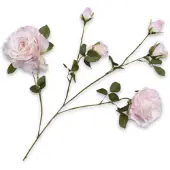 Silk-ka Kunstbloem-Zijden Bloem Roos Tak Roze 94 cm