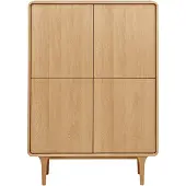Ebuy24 Wandkast Darwin | mdf naturel 100x140x40 cm wandkasten | NADUVI