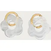 Yehwang Rosy - Oorbellen - Clear White