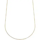 Lucleon Essentials | 1 mm Goudkleurige Ketting met Slangenschakels