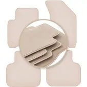 Premium beige vloermatten voor: Fiat Freemont crossover 2011-2016