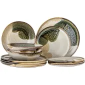 Bloomingville - Jules Dinnerware Set - Green - Stoneware - E