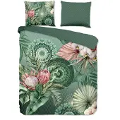 Hip dekbedovertrek Egor - groen - flanel - 200x220